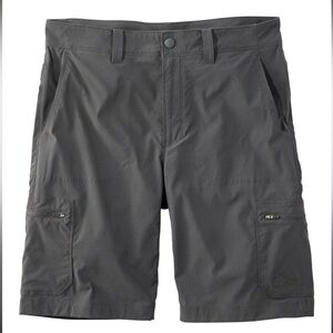 LL Bean men’s black Cresta hiking shorts 9” 34